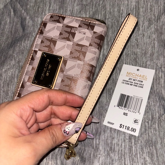 Michael Kors Jet Set LG COIN MF PHN CASE - Picture 7 of 8